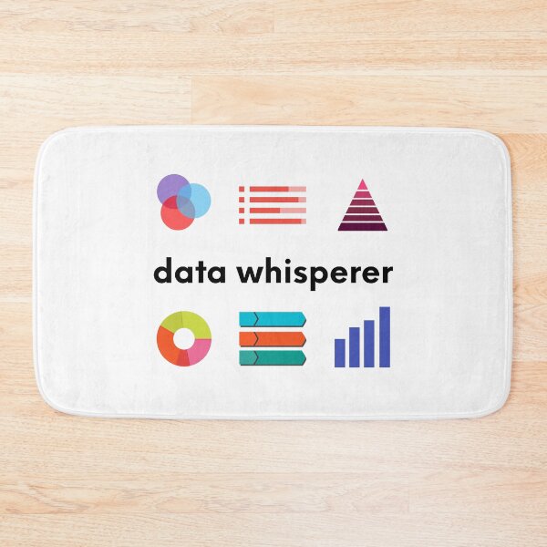 Item preview, Data Whisperer Data Nerd - Data Analyst Data Scientist designed and sold by farhanhafeez.