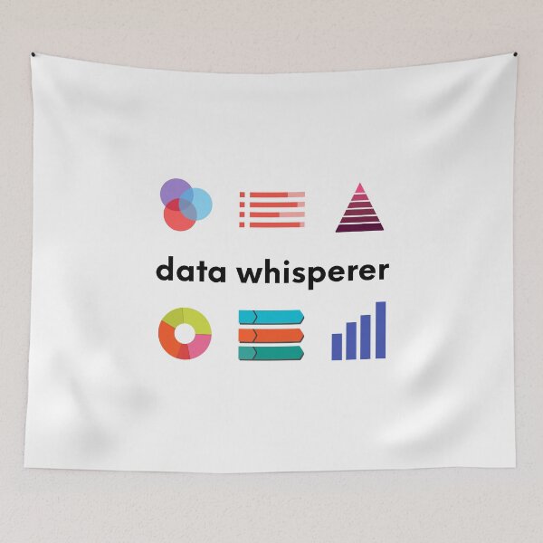 Item preview, Data Whisperer Data Nerd - Data Analyst Data Scientist designed and sold by farhanhafeez.