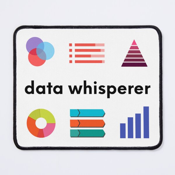 Item preview, Data Whisperer Data Nerd - Data Analyst Data Scientist designed and sold by farhanhafeez.