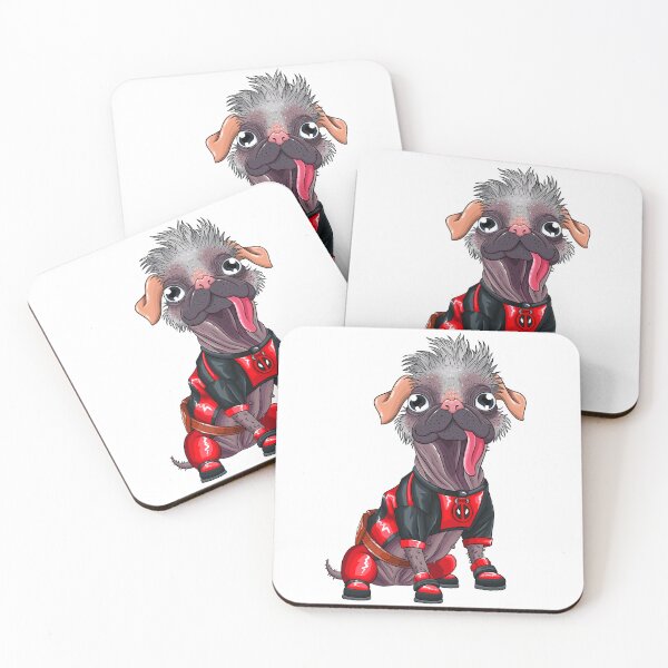 Item preview, DOGPOOOL Peggy cartoon dog designed and sold by MariaPencilArt.