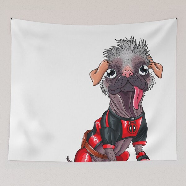 Item preview, DOGPOOOL Peggy cartoon dog designed and sold by MariaPencilArt.