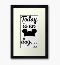 Today is an Ears day... Framed Print