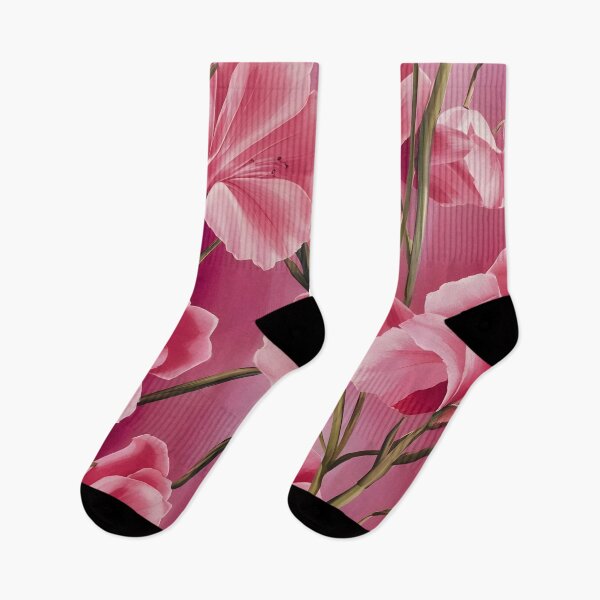 Item preview, Pink flowers with delicate petals, pattern designed and sold by patterncrow.