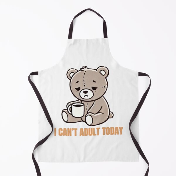 Item preview, Exhausted Teddy Needs Coffee designed and sold by Rafał Stadnik.