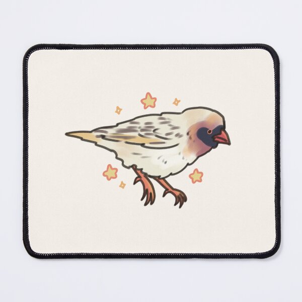 Item preview, Cute Red-billed Quelea Illustration designed and sold by Artofmayara.