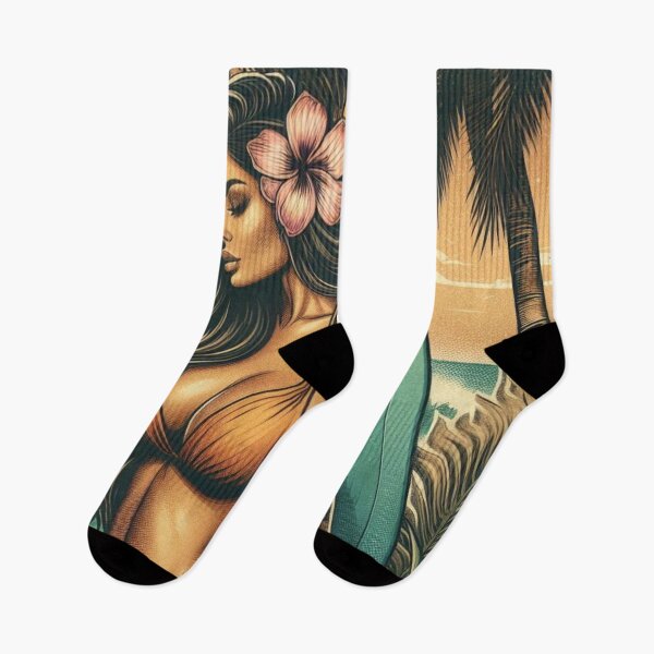 Item preview, GODDESS OF THE TROPICS - Raven Surf Goddess designed and sold by GoddessTropics.