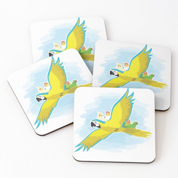 Item preview, Macaw Flying Parrots Gang designed and sold by SUPERHERON.