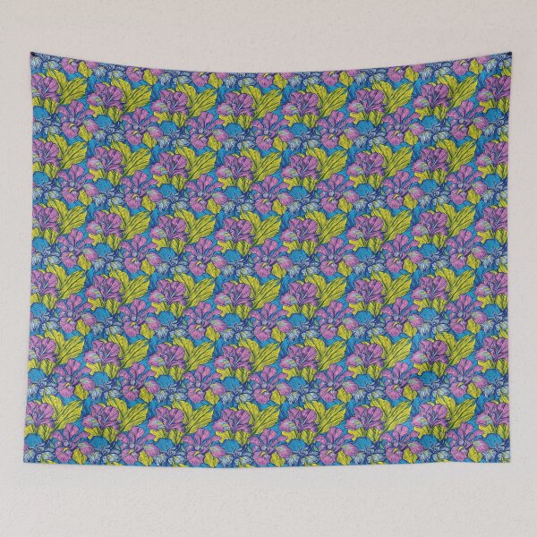 Item preview, Colorful Quebec Iris Pattern designed and sold by MindFulStudios.