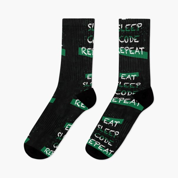 Item preview, Eat sleep code repeat designed and sold by Xatutik.art.