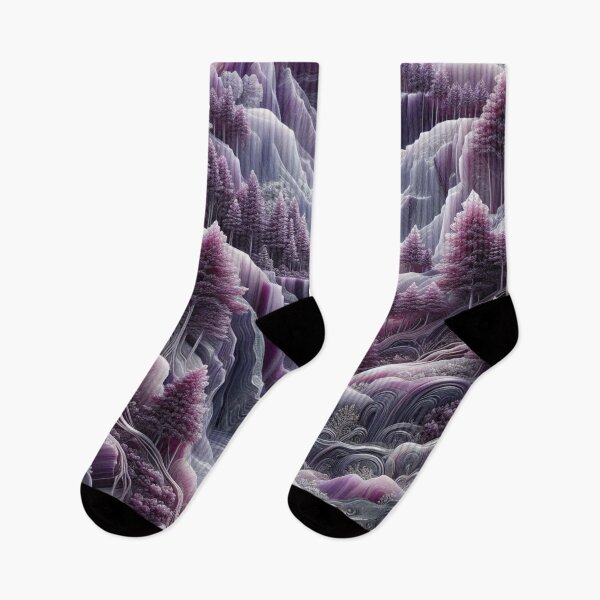 Item preview, Purple Chinese Scenery  designed and sold by DeeCeeFashion.