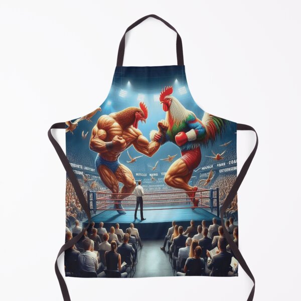 Item preview, Epic Rooster Wrestling Match in Arena	 designed and sold by flowereamj.