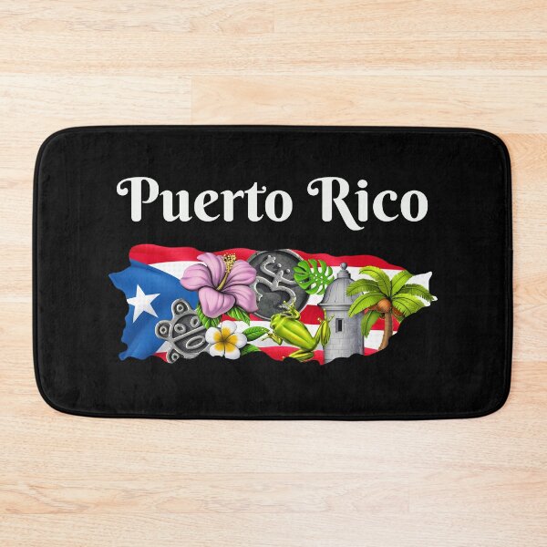 Item preview, Puerto Rico Boricua Map designed and sold by underheaven.