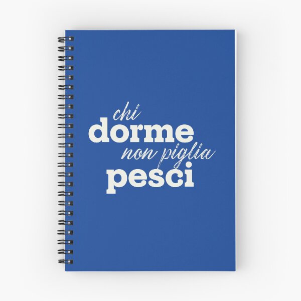 Item preview, Chi dorme non piglia pesci designed and sold by SpilloDesign.