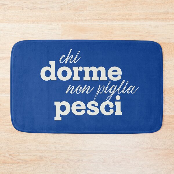 Item preview, Chi dorme non piglia pesci designed and sold by SpilloDesign.