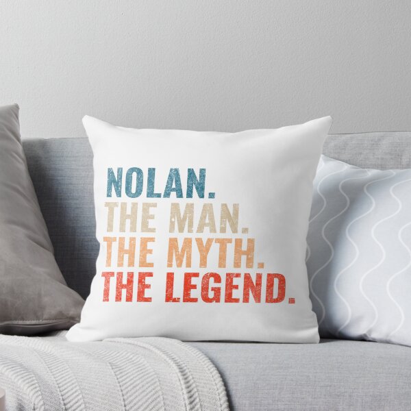 Item preview, Nolan The Man The Myth The Legend Nolan Name Retro 70s distress designed and sold by Teelogic.