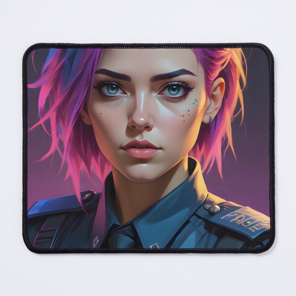 Item preview, Cyberpunk Female Police Officer designed and sold by papi1998.