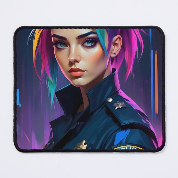 Item preview, Cyberpunk Female Police Officer designed and sold by papi1998.