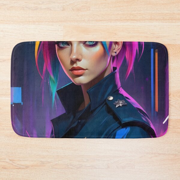 Item preview, Cyberpunk Female Police Officer designed and sold by papi1998.