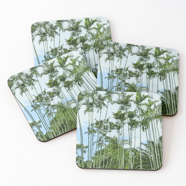 Item preview, Tall palm trees in a tropical paradise designed and sold by JudiRoss.