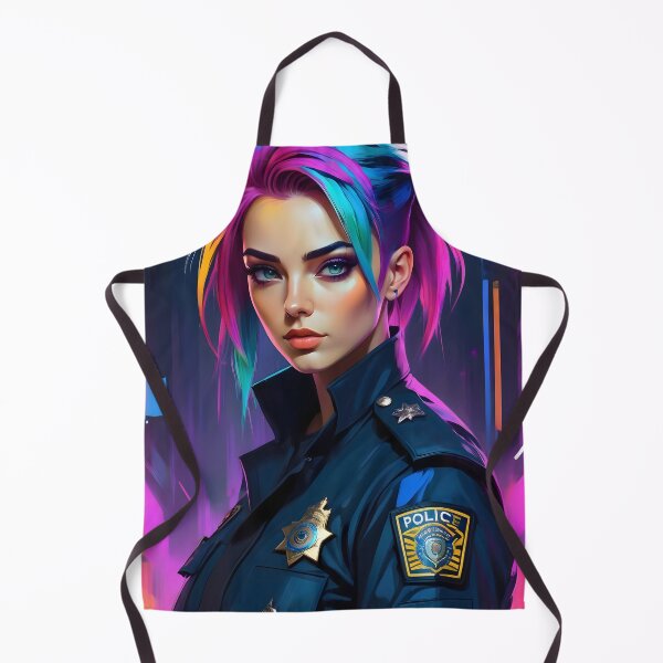 Item preview, Cyberpunk Female Police Officer designed and sold by papi1998.