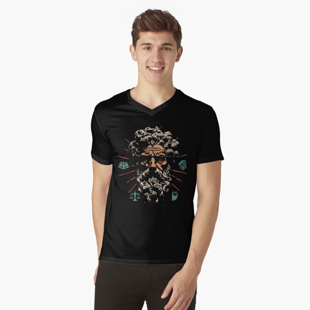 Item preview, V-Neck T-Shirt designed and sold by v-nerd.