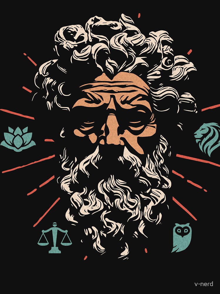 Thumbnail 7 of 7, Essential T-Shirt, Stoic Virtues designed and sold by v-nerd.