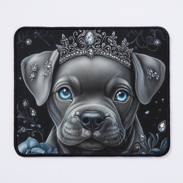 Item preview, Blingy Princess Blue Nose Staffy designed and sold by Nocturne Paws.