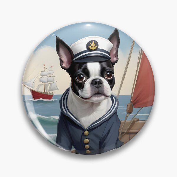 Item preview, Copy of Sailor Boston Terriers... Well, I Guess Anything Is Possible designed and sold by Hall-O-Gram.