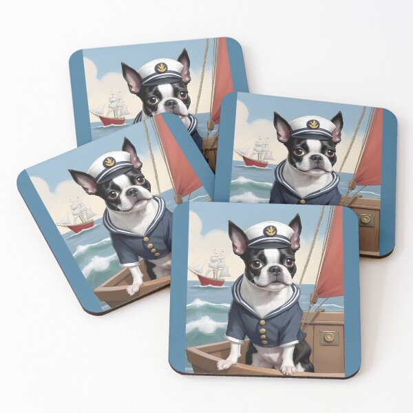 Item preview, Copy of Sailor Boston Terriers... Well, I Guess Anything Is Possible designed and sold by Hall-O-Gram.