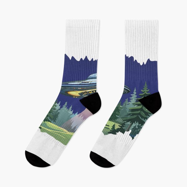 Item preview, Forest Encounter: Alien Abduction in the Pines designed and sold by Goopis.