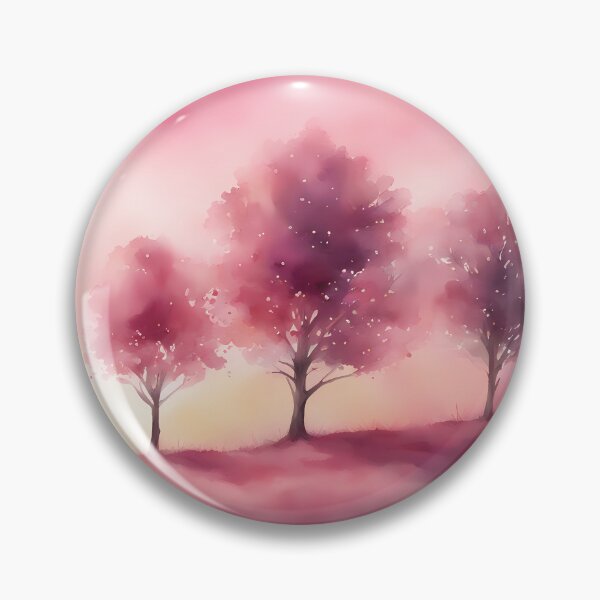 Item preview, Pink Trees at Sunrise designed and sold by CalmnessbyChoice.