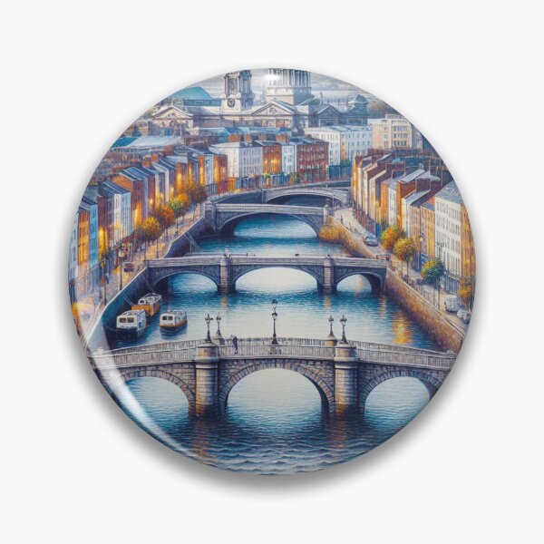 Item preview, Dublin Bridg Landscape  designed and sold by DeeCeeFashion.