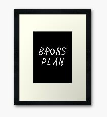 Brons Plan Framed Print