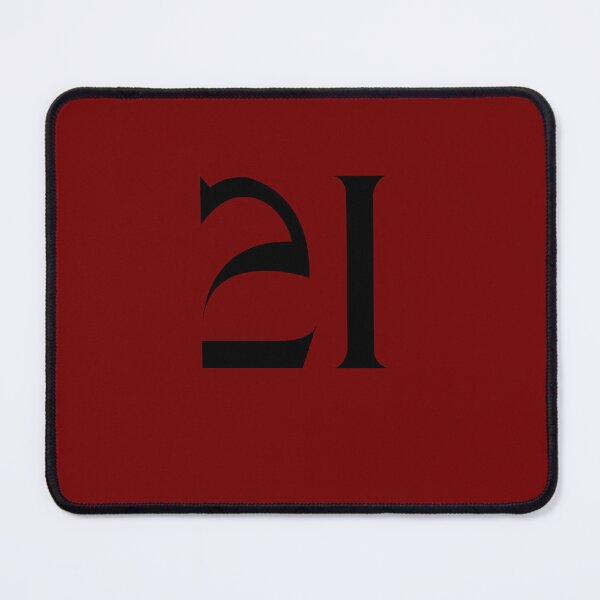 Item preview, 21, twenty-one, black, quake designed and sold by Numbers-Art.