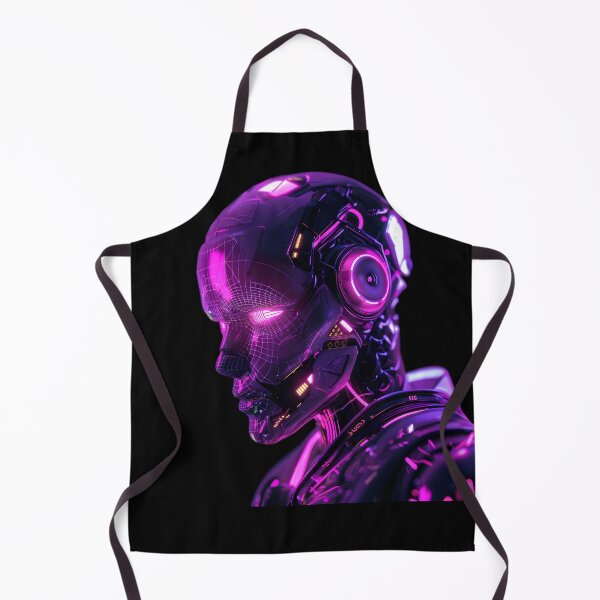 Item preview, Neon Spirograph Futuristic Robot designed and sold by AI-Only Creations.