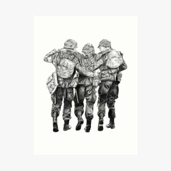 Band of Brothers Art Print