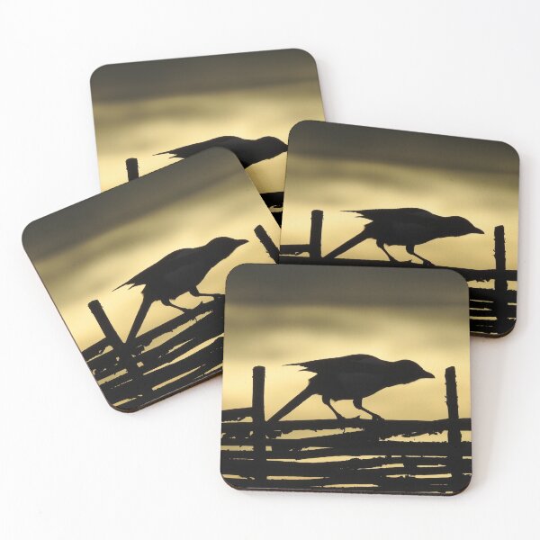 Item preview, Bird on fence silhouette designed and sold by CatherineMoore4.