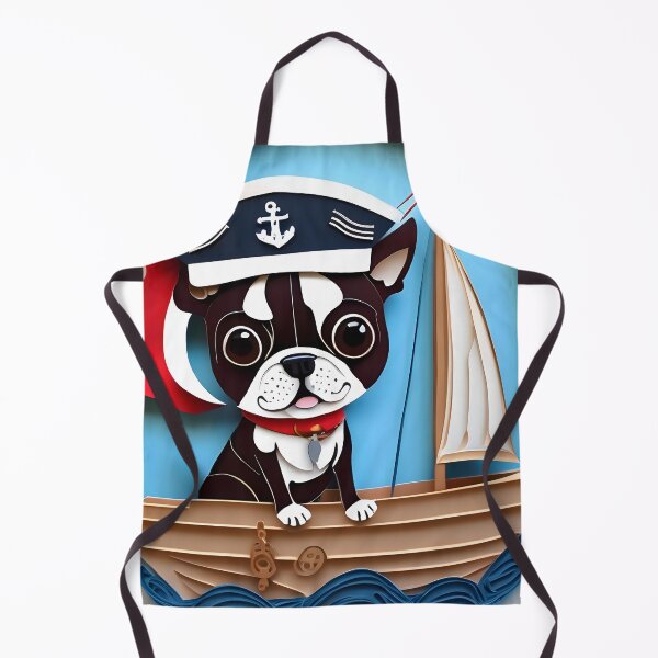 Item preview, Sailor Boston Terriers... Well, I Guess Anything Is Possible designed and sold by Hall-O-Gram.