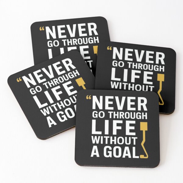 Item preview, HOCKEY QUOTES ABOUT LIFE. NEVER GO THROUGH LIFE WITHOUT A GOAL  designed and sold by Obinne.
