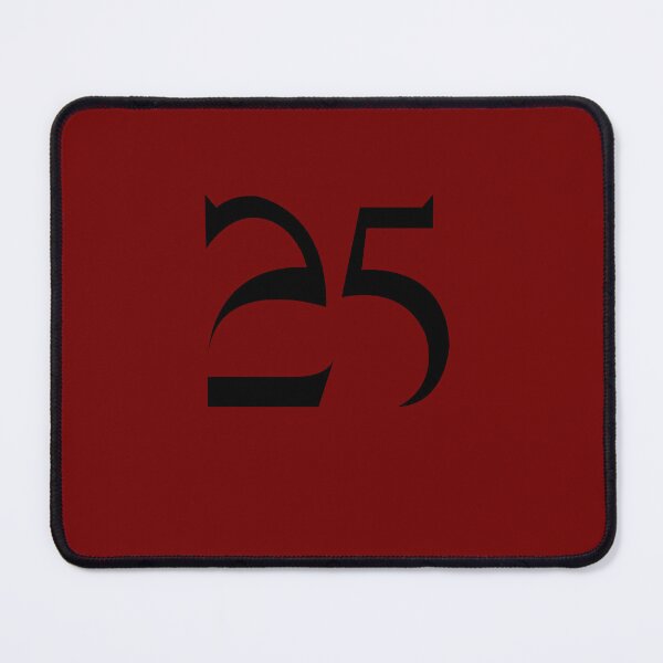 Item preview, 25, twenty-five, black, quake designed and sold by Numbers-Art.