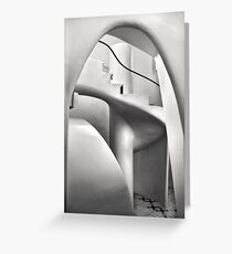 Staircase in Casa Batllo Greeting Card