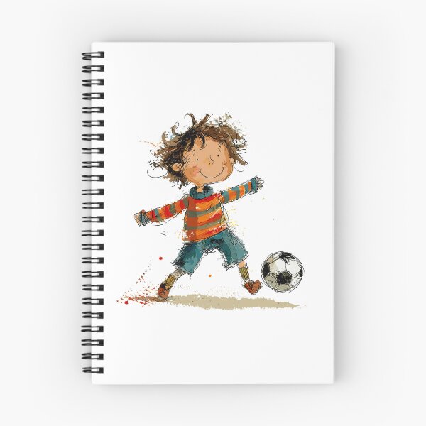 Item preview, Little Boy Playing Soccer designed and sold by Liededrom..