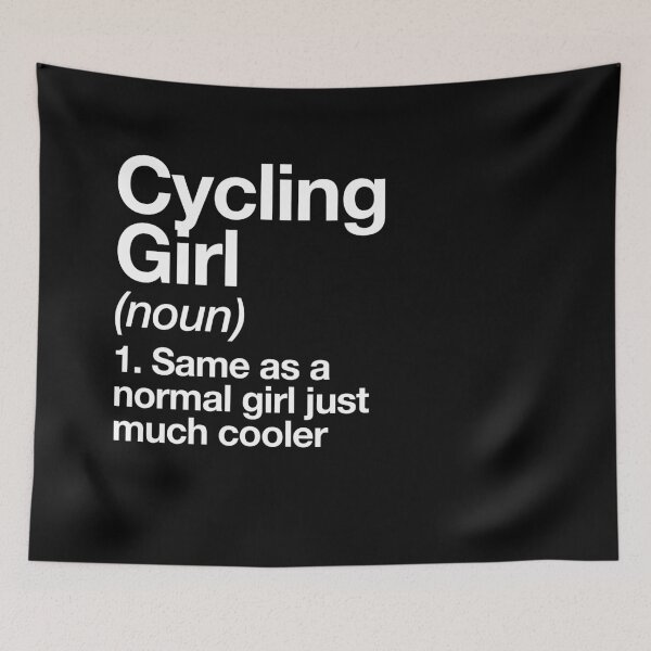 Item preview, Cycling Girl Definition Funny & Sassy Sports Design designed and sold by yesqueen.