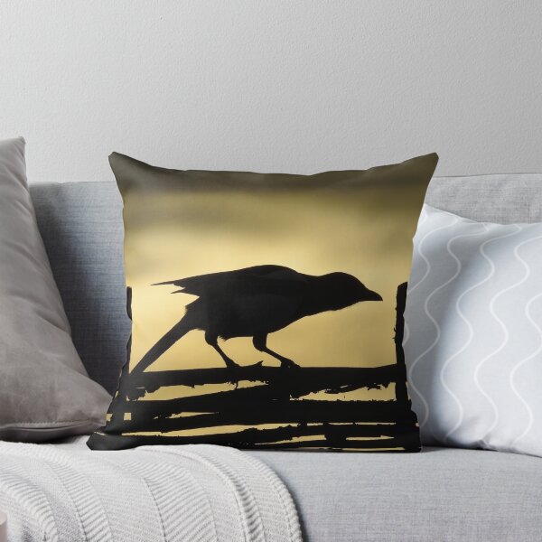 Item preview, Bird on fence silhouette designed and sold by CatherineMoore4.