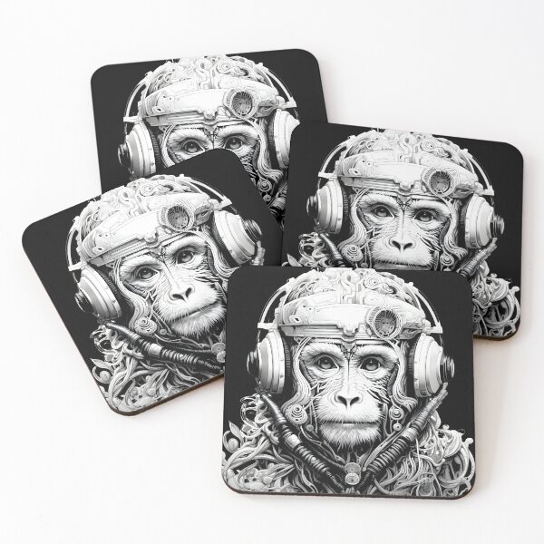 Item preview, Retro Robot Ape designed and sold by InspiredYou.