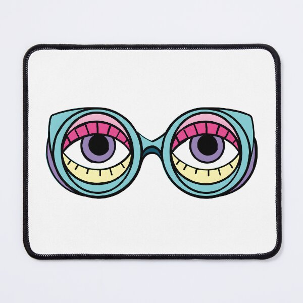 Item preview, Bold Eye Art with Stylish Goggles | Unique Eyewear Design designed and sold by Luxuriously.