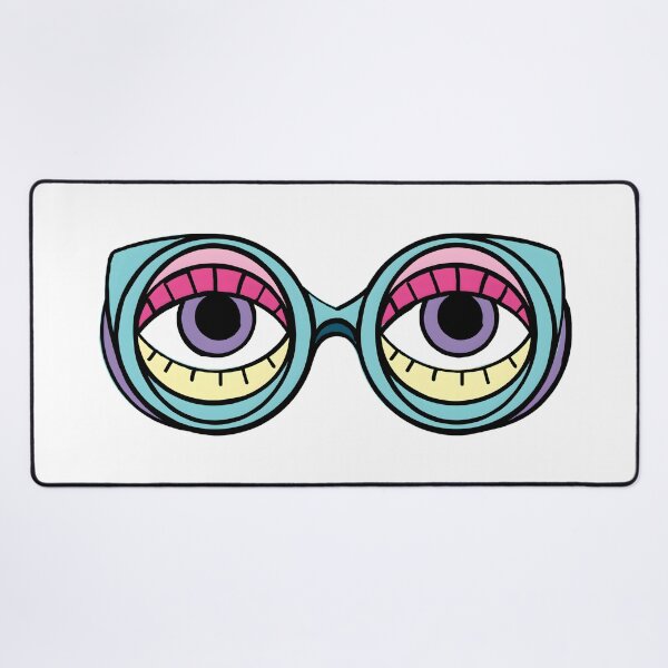 Item preview, Bold Eye Art with Stylish Goggles | Unique Eyewear Design designed and sold by Luxuriously.