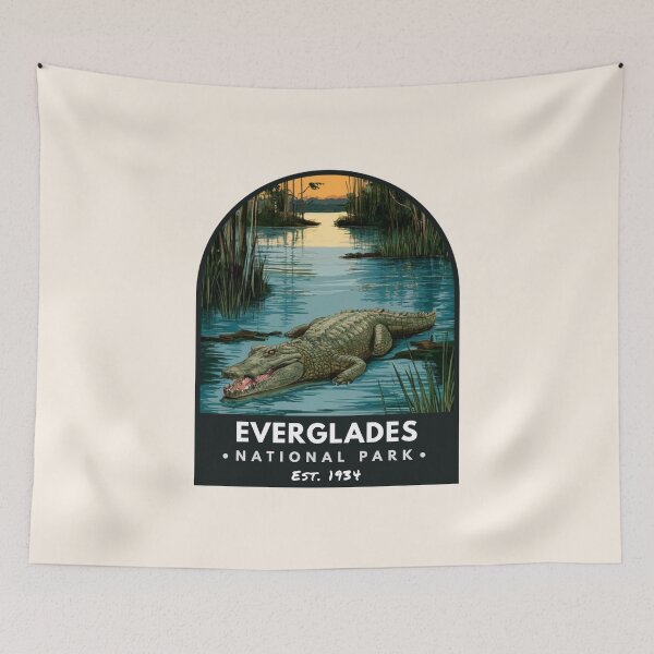 Item preview, Everglades National Park, Vintage travel designed and sold by PinkandP.