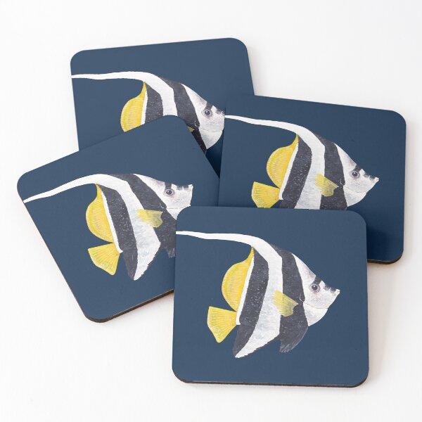 Item preview, PENNANT CORALFISH-Heniochus acuminatus designed and sold by BEATRIZ ABAITUA.