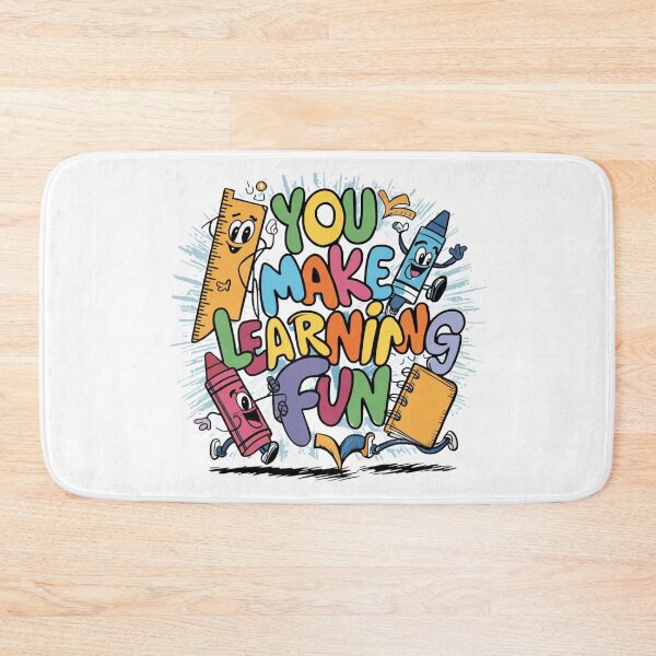 Item preview, You Make Learning Fun - Cartoon Style School Supplies designed and sold by deluxedigital1.